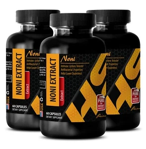 weight loss cleanse - NONI EXTRACT 500MG - brain memory power boost - 3 Bottles - Picture 1 of 12