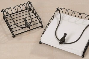 Serviettenhalter,Serviettenständer,antik,14cm,Eisen, - Bild 1 von 1