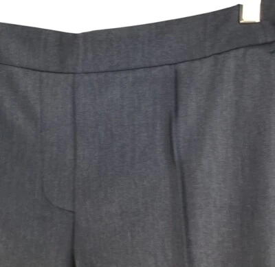 Nine West NEW Pants Women's XL Relaxed Crop Gray Slacks Mid Rise Comfort Waist - Image 1 of 4