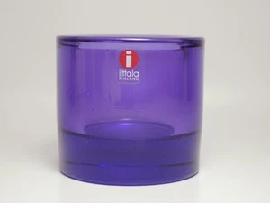 iittala Kivi Old sticker Lilac VOTIVE 60mm Candle holder - Picture 1 of 8