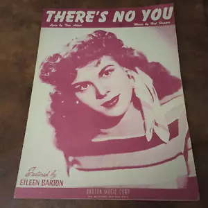 There's No You di Adair Hopper (spartiti musicali vintage 1944 Barton) - Foto 1 di 3