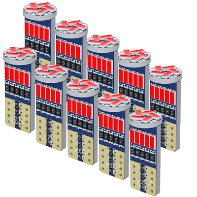 Gauge Cluster  T10 194 168 LED Dashboard Bulbs Red For Chevrolet K10 - Image 1 of 4