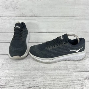Hoka One One Womens Cavu 3 1106482 BWHT Black Running Shoes Sneakers Size US 9.5 - Picture 1 of 10