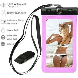 Waterproof  Phone Case Dry Pouch Bag with Lanyard for iPhone 6  7  8  X 11 12  - Picture 1 of 11