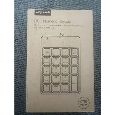 Jelly Comb USB Numeric Keyboard Plug And Play Portable EUC - Image 1 of 3