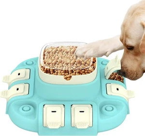 Dog Puzzle Toy, Slow Feeder with 8 Holes, Interactive IQ Training for All Breeds - Picture 1 of 7