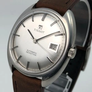 Vintage TISSOT SEASTAR DATE cal.784-2 21Jewels Automatic Swiss #1875 - Picture 1 of 16