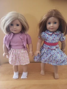 American Girl Kit Kitridge And Emily Bennet Dolls - Picture 1 of 15