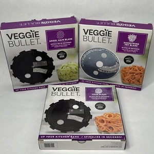Espiralizador de alimentos Nutri Veggie Bullet Blades pelo de ángel para freír Udon - Imagen 1 de 6