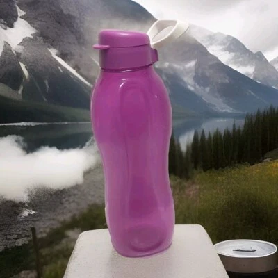 TUPPERWARE LARGE Purple eco water bottle 1.5L w/ handle 1.5 Liter/50 OZ  - Image 1 of 4
