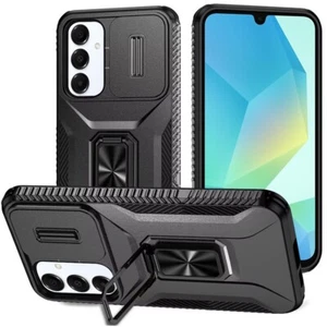 For Samsung A16 5G Case Complete Protection Magnetic Stand + Tempered Glass - Picture 1 of 15