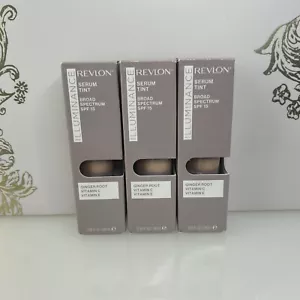 Revlon Illuminance Serum Tint Color: Creamy Natural 201 Size: 0.94 oz Lot Of (3) - Picture 1 of 14