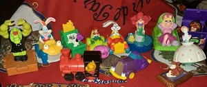 Lote De 12 Juguetes De Comida Rápida De Colección De Los Años 80-1990 Disney, Warner Bros. - Imagen 1 de 9