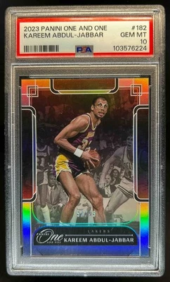 2023-24 Panini One & One баскетбол Карим Абдул-Джаббар #/99 PSA 10 - Изображение 1 из 2