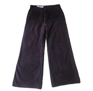 Vintage 70er Jahre Landlubber Jeans Damen Gr. 28 Wide Leg Burgunder Lila Waschung - Bild 1 von 8