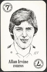 BERTCORD BIG LEAGUE 1982 - #07 - EVERTON - ALLAN IRVINE - Bild 1 von 1
