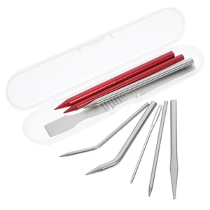 Set 10 pezzi strumento levigante per cuciture braccialetto tessitura kit treccia - Foto 1 di 12