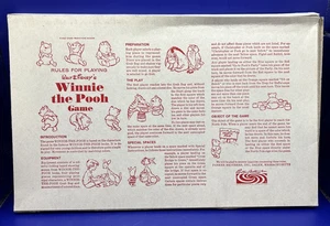Parker Brothers Winnie the Pooh 1964 juego de mesa pieza de repuesto - reglas del juego - Imagen 1 de 5