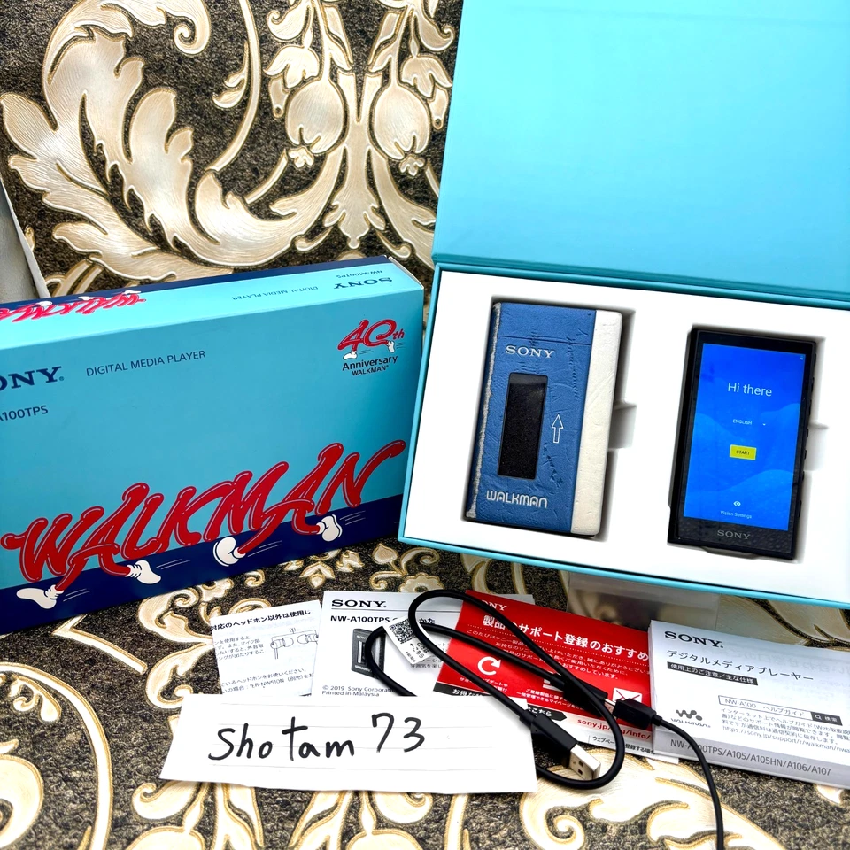 Sony Walkman NW-A100TPS 40th Anniversary Model Limited Hi-Res from Japan used - Image 1 of 4
