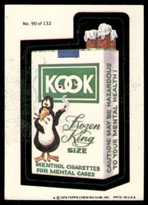 Topps Wacky Packages 1979 (segunda serie de repetición) #90 marcas de pluma Kook - Imagen 1 de 2