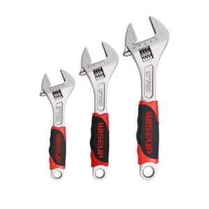 Professional Adjustable Wrench 8 inch 10 inch 12 Inch Cr-V Forged Industrial ... - Picture 1 of 6