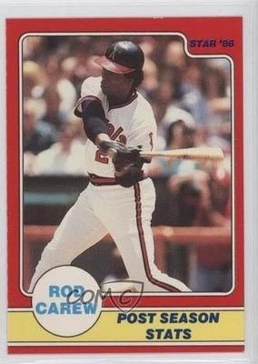 1986 Star Rod Carew Rod Carew #3 HOF - Image 1 of 2