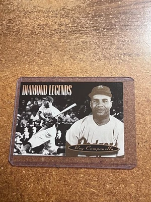 1994 Upper Deck Baseball All-Time Heroes Diamond Legends # 159 Roy Campanella - Image 1 of 2