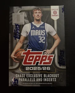 2025-2026 Topps NBA Basketball Black Friday Blaster Target Blackout - Foto 1 di 4