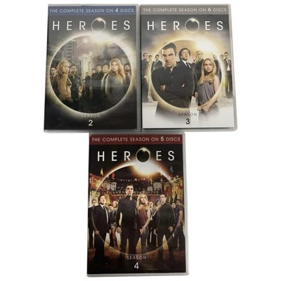 HEROES (2006) Complete Seasons 2, 3 & 4 DVD Sets - Image 1 of 4