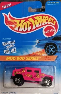 Hot Wheels Mod Bod Series 1995 #1 de 4 Groovy Graphics Hummer 15238 Foto 1 de 4