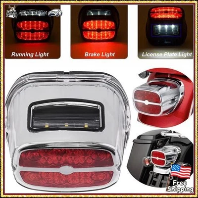 Luz trasera LED freno para Harley Touring Road Glide Dyna Softail Sportster 48 72 Foto 1 de 4