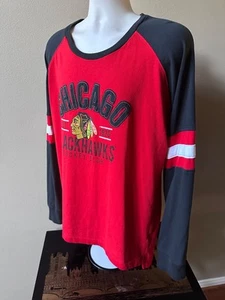NHL Chicago Blackhawks Hockey Club Langarm Sweatshirt rot (2XL) - Bild 1 von 5