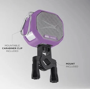 Altec Lansing HydraTrek Altoparlante magnetico impermeabile Bluetooth - Viola - Foto 1 di 8