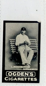 (Gd4924) OGDENS TABS (A SERIES), Cricket, W.Gunn, Nottinghamshire 1901, #143 VG - Foto 1 di 4
