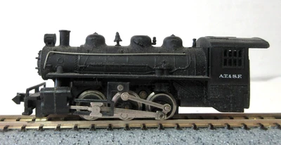 Bachmann N Scale AT & SF 0-6-0 Engine - Image 1 of 4