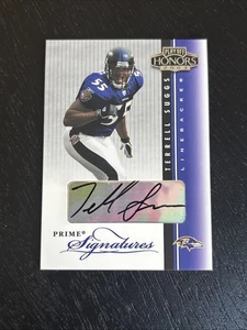 2003 TERRELL SUGGS /300 PLAYOFF HONORS AUTOGRAPH ROOKIE RC PRIME SIGNATURES - Bild 1 von 2
