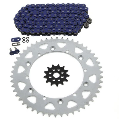 1987 Yamaha YZ125 125 Blue O Ring Chain And Sprocket 13/50 112L - Image 1 of 4