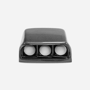 For Subaru Impreza GC 98-01 Carbon Fiber Dash Mount Triple Gauge Pod - Picture 1 of 14