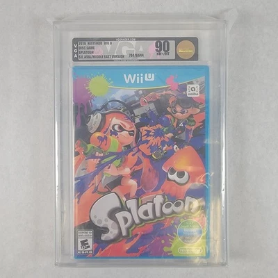 Splatoon VGA 90 NM+/MT Wii U Graded New Factory Sealed (Asia/Middle East Ver.) - Image 1 of 4