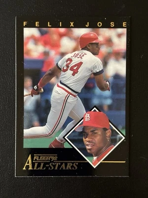 1992 Fleer Felix Jose All-Stars Card 🔥🔥🔥 - Image 1 of 2