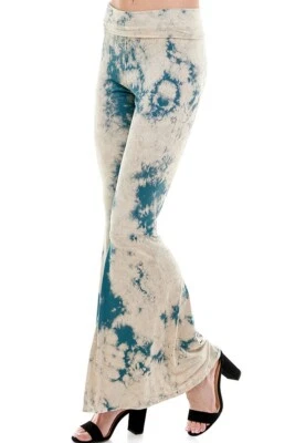 2022 T-PARTY RAYON TIE DYE YOGA PANTS, S M L XL - Image 1 of 4