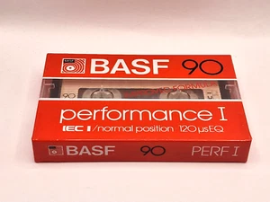 BASF PERFORMANCE I 90 Blank Audio Cassette Tape (Sealed) New! - Picture 1 of 6
