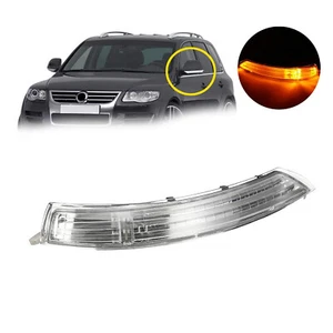 Amber Left Rear View Mirror Turn Signal Light for VW Touareg 2007-10 7L6949101C - Picture 1 of 8