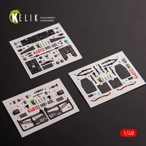 Sikorsky MH-60L Black Hawk, calcomanías 3D interiores (para kit modelo ICM) 1:48 K4851 - Imagen 1 de 9
