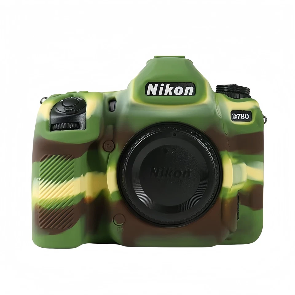 Funda Protectora Cámara Silicona Carcasa Suave Anti-caída Para Nikon D780 Foto 1 de 4