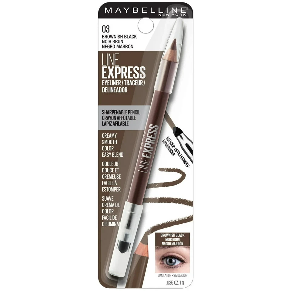 Maybelline New York Eyeliner Pencil, 03 Brownish Black, 0.035 oz - Image 1 of 1