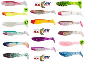 4x Relax Kopyto Classic 3"-8cm Rubber Fish Perch Trout Pike Zander Bait - Picture 1 of 164