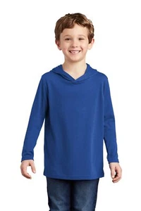 District Youth Perfect Tri Long Sleeve Hoodie DT139Y - Picture 1 of 17