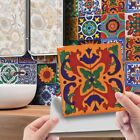 24Pcs Moroccan Style Tile Wall Stickers Kitchen Bathroom Self-Adhesive Mosaic