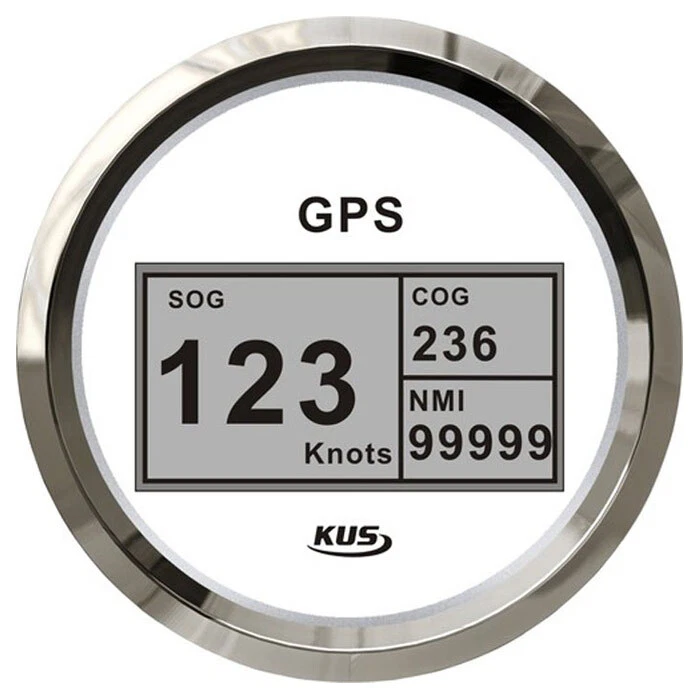 GPS Digital Geschwindigkeitsmesser Speedometer Tachometer 85mm COG 12/24 Volt -  - Bild 1 von 1